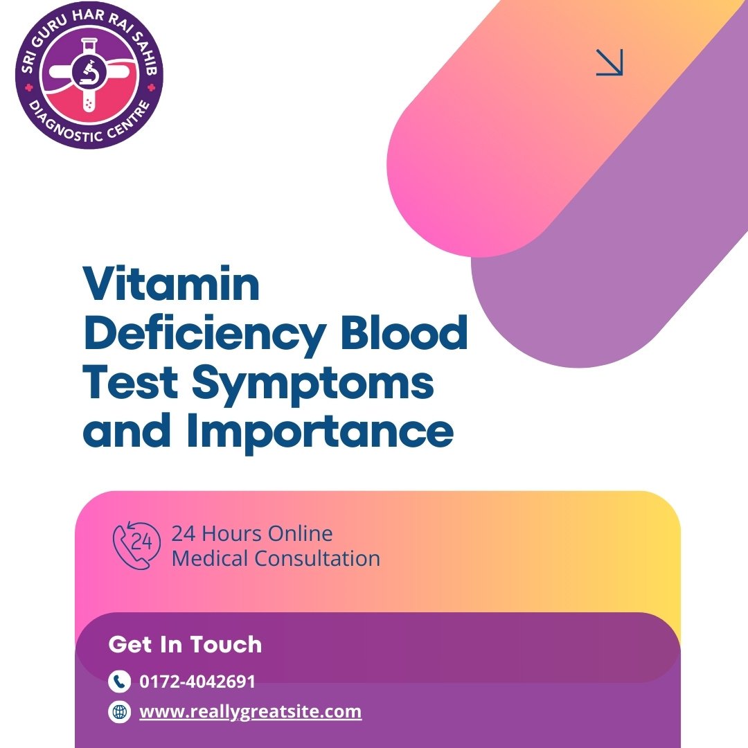 Vitamin Deficiency Blood Test
